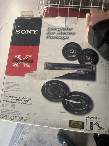 Confezione autoradio sony - confezione,