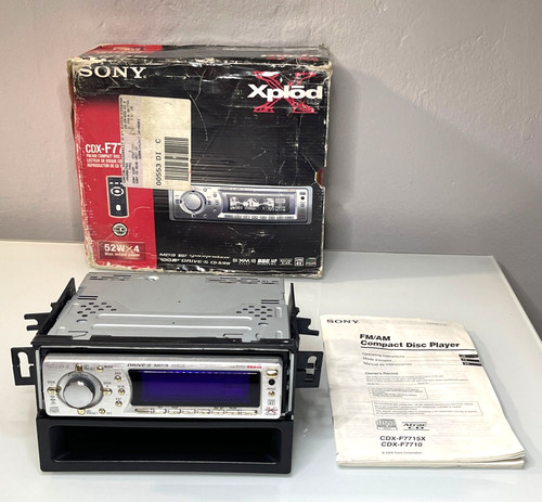 Sony cdx f7710 - lettore, eq7